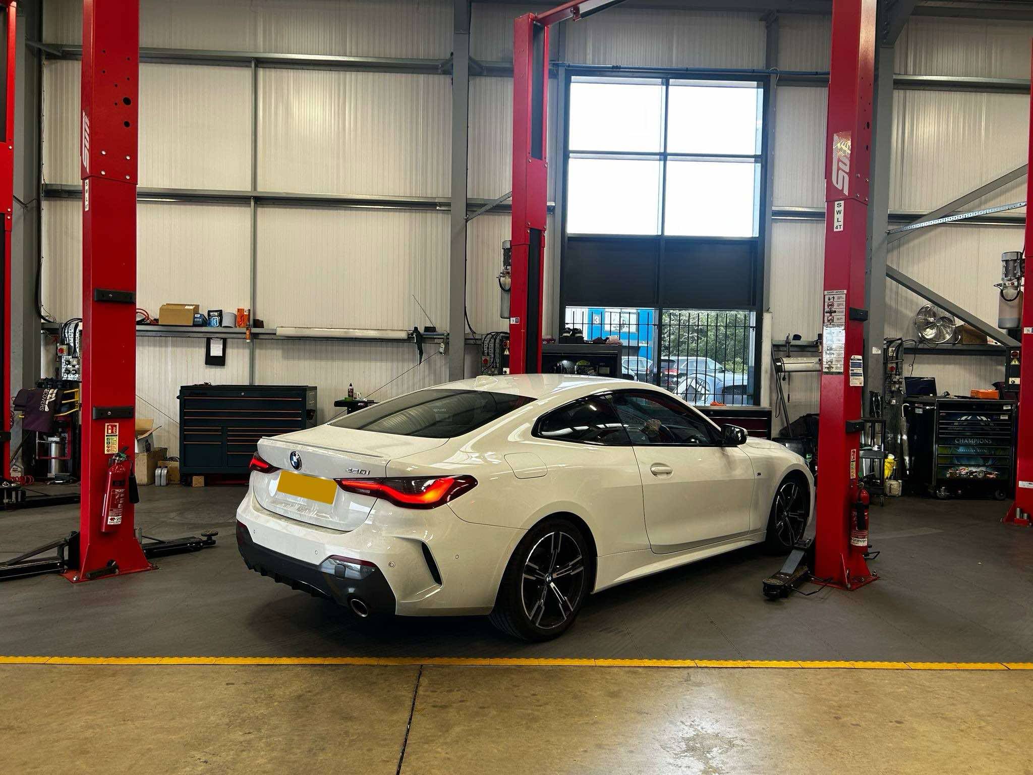 BMW in Bartlett Automotive workshop