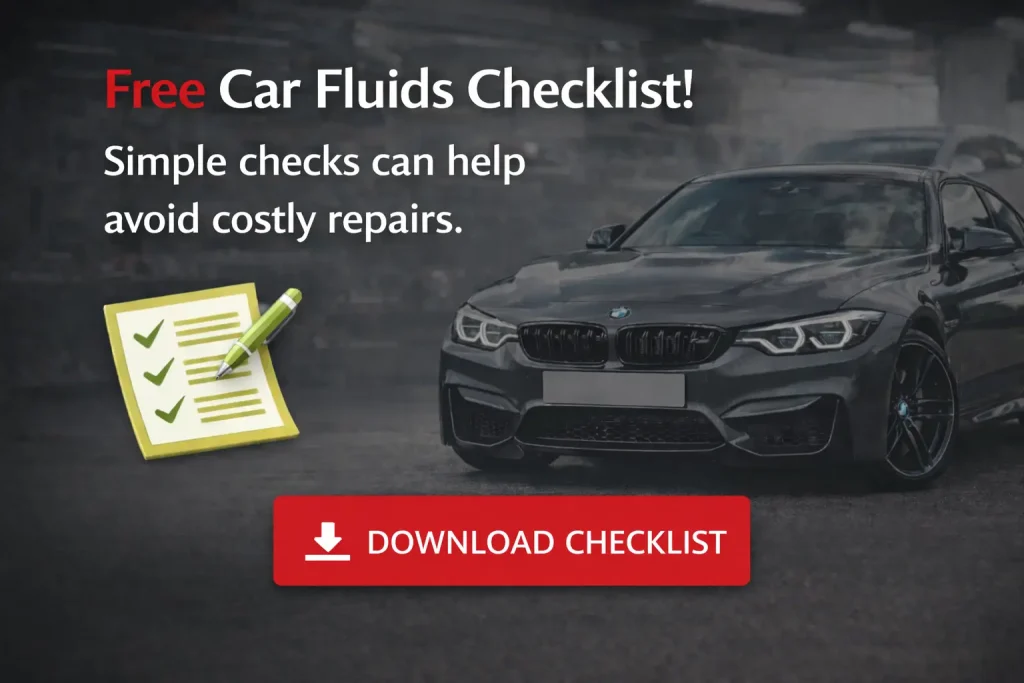 Free Car Fluids Checklist