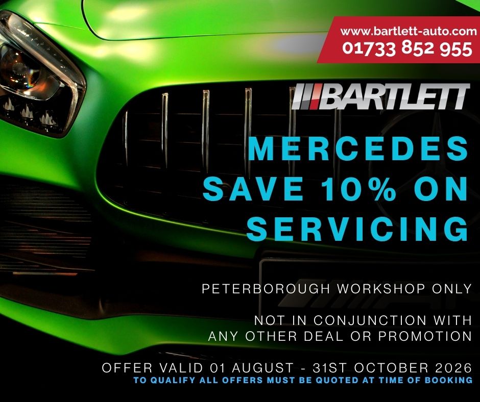 Mercedes save 10% on Servicing - Peterborough only